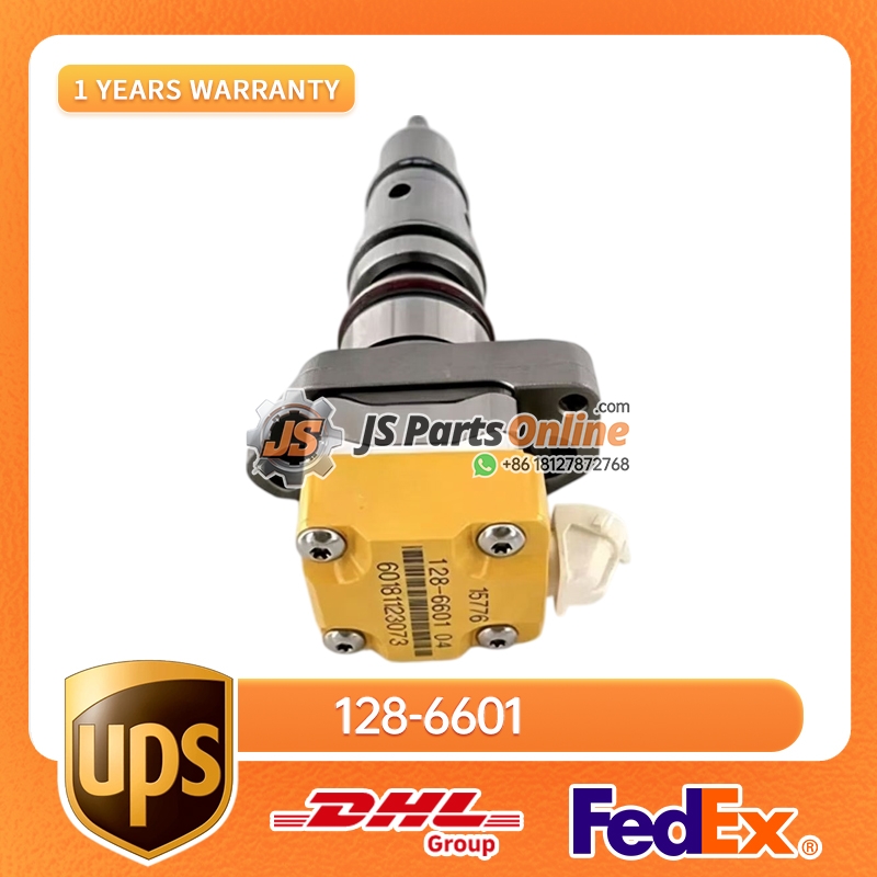128-6601 Fuel Injector for Caterpillar CAT 3126 322C 3 - JS Parts Online 128-6601 Fuel Injector for Caterpillar CAT 3126 322C - 3
