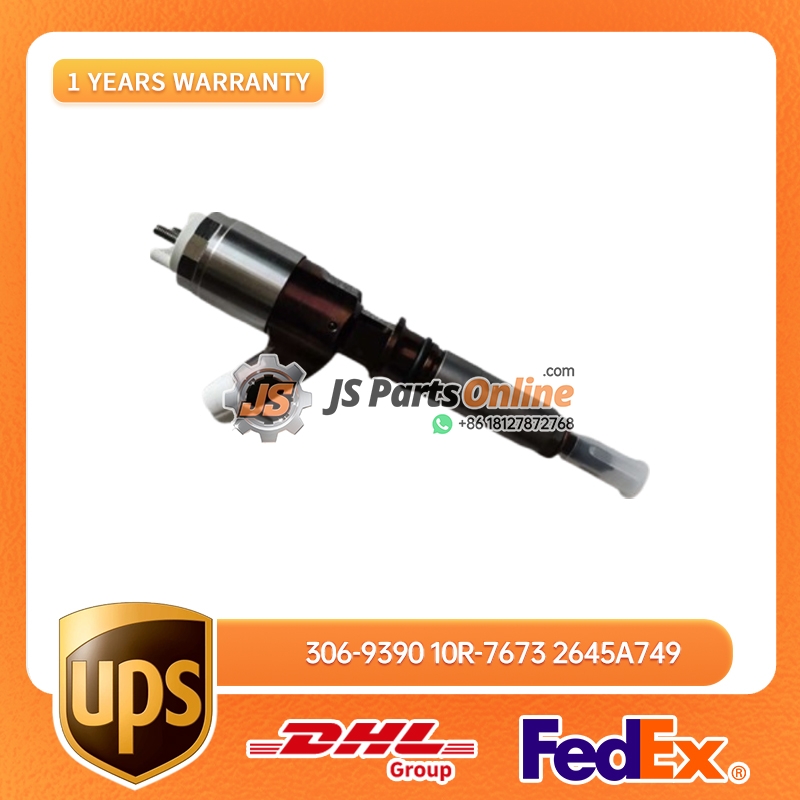 306-9390 10R-7673 2645A749 Diesel Fuel Injector for Caterpillar CAT C66 3 - JS Parts Online 306-9390 10R-7673 2645A749 Diesel Fuel Injector for Caterpillar CAT C6.6 - 3