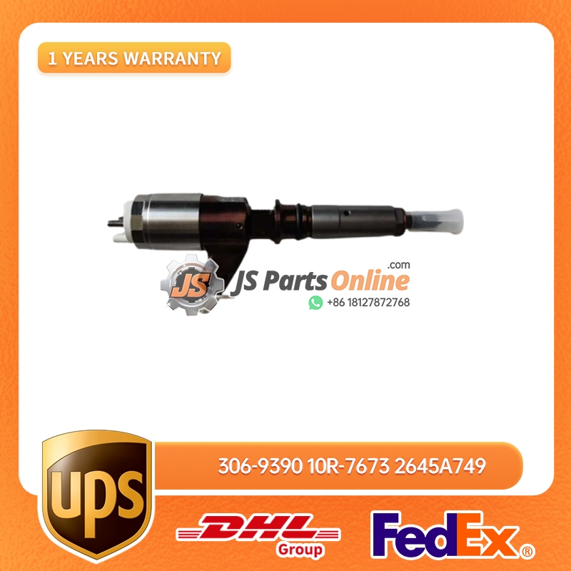 306-9390 10R-7673 2645A749 Diesel Fuel Injector for Caterpillar CAT C66 4 - JS Parts Online 306-9390 10R-7673 2645A749 Diesel Fuel Injector for Caterpillar CAT C6.6 - 4
