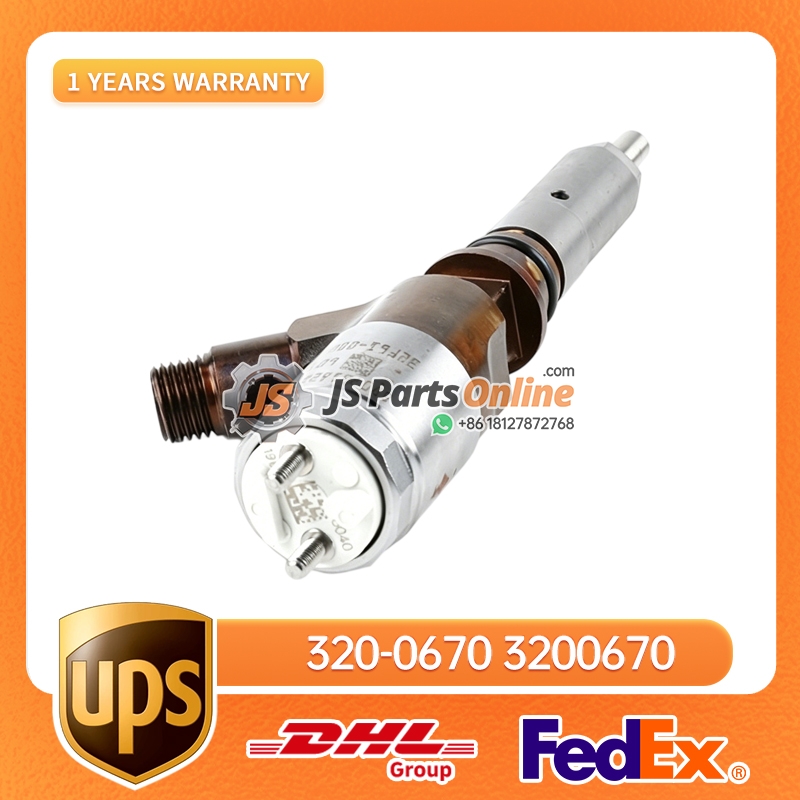 320-0670 Fuel Injector for Caterpillar CAT C6.6 4 - JS Parts Online 320-0670 Fuel Injector for Caterpillar CAT C6.6 - 4