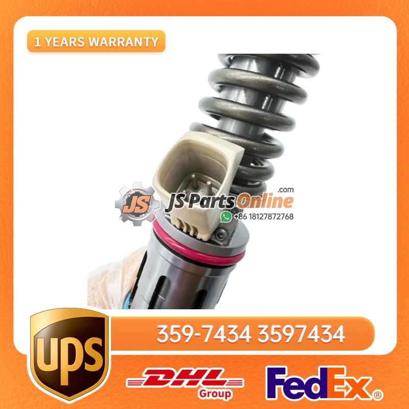 359-7434 20R-1304 Diesel Fuel Injector for Caterpillar CAT C15 C18 4 - JS Parts Online 359-7434 20R-1304 Diesel Fuel Injector for Caterpillar CAT C15 C18 - 4