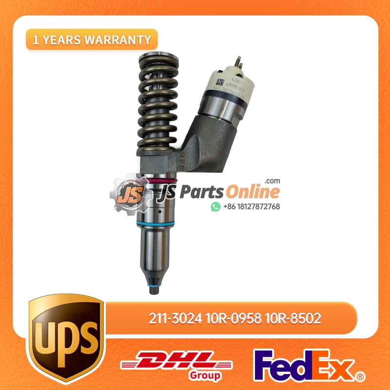 211-3024 10R-0958 10R-8502 Fuel Injector for Caterpillar CAT C15 1 - JS Parts Online 211-3024 10R-0958 10R-8502 Fuel Injector for Caterpillar CAT C15 - 1