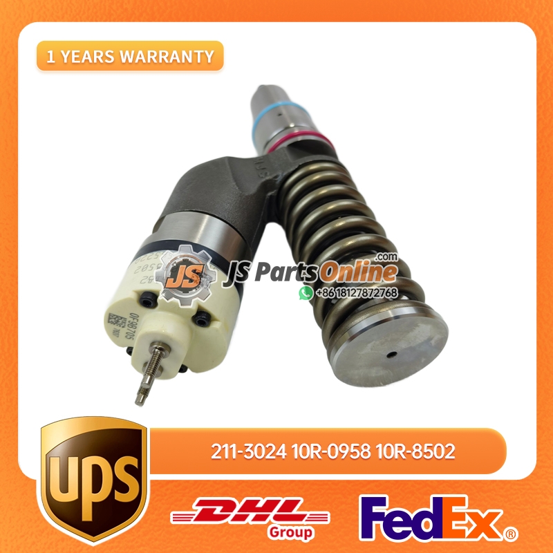 211-3024 10R-0958 10R-8502 Fuel Injector for Caterpillar CAT C15 3 - JS Parts Online 211-3024 10R-0958 10R-8502 Fuel Injector for Caterpillar CAT C15 - 3