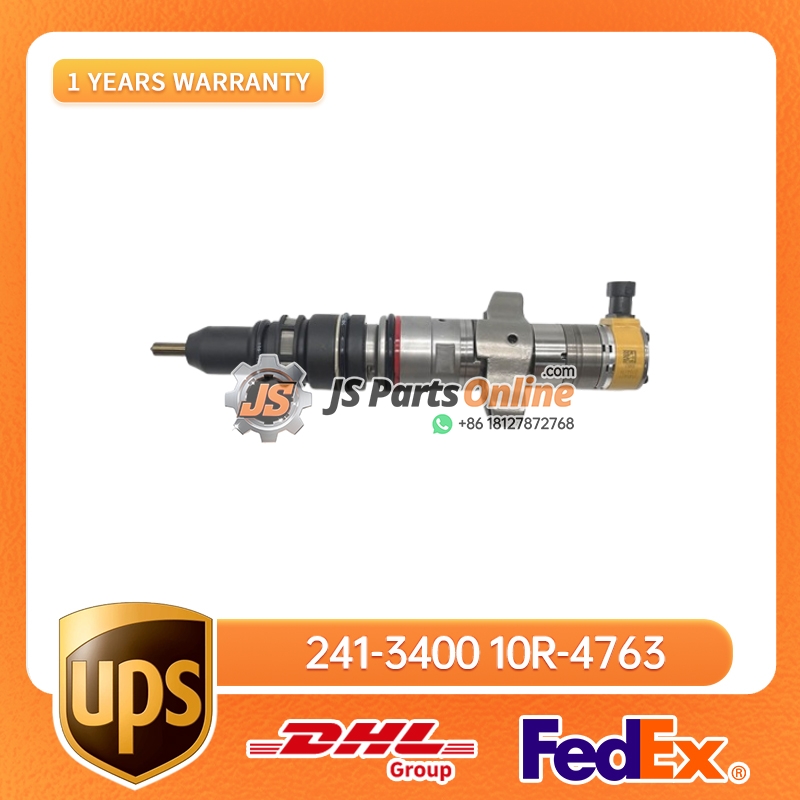 241-3400 10R-4763 Diesel Fuel Injector for Caterpillar CAT C7 3 - JS Parts Online 241-3400 10R-4763 Diesel Fuel Injector for Caterpillar CAT C7 - 3