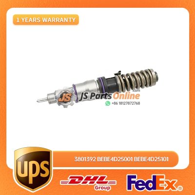 3801392 BEBE4D25001 Fuel Injector 4 Pins for Volvo Penta MD13