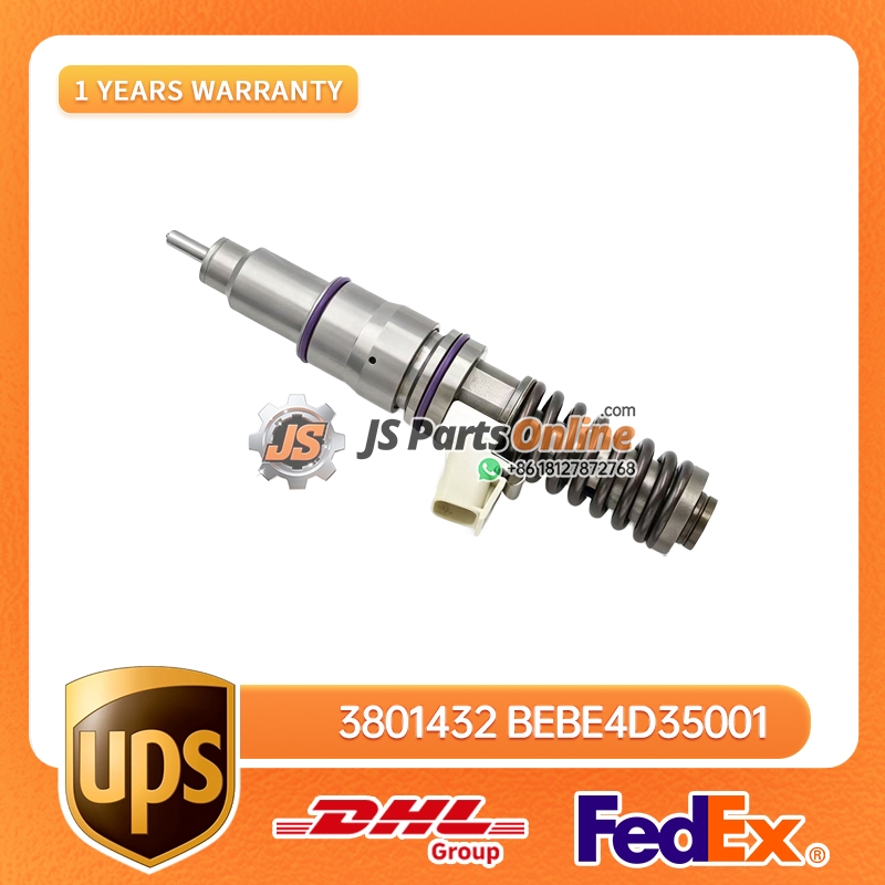 3801432 BEBE4D35001 Fuel Injector 4 Pins for Volvo MD11 1 - JS Parts Online 3801432 BEBE4D35001 Fuel Injector 4 Pins for Volvo MD11 - 1