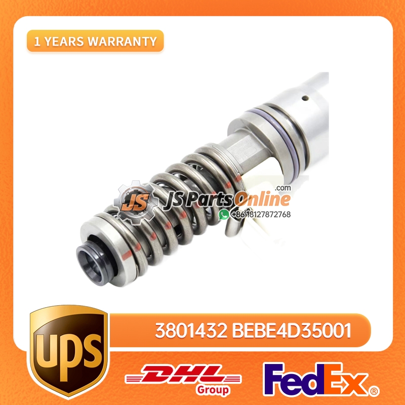 3801432 BEBE4D35001 Fuel Injector 4 Pins for Volvo MD11 4 - JS Parts Online 3801432 BEBE4D35001 Fuel Injector 4 Pins for Volvo MD11 - 4