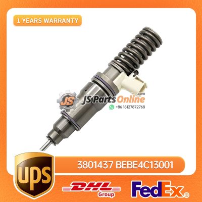 3801437 BEBE4C13001 Fuel Injector 4 Pins for Volvo D12