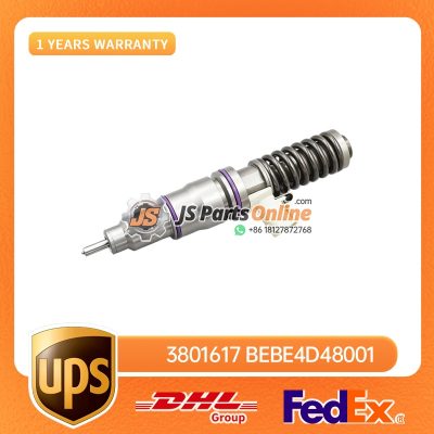 3801617 BEBE4D48001 Fuel Injector 4 Pins for Volvo MD11