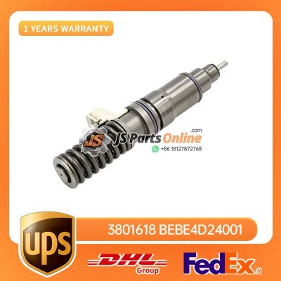 3801618 BEBE4D24001 Fuel Injector  4 Pins for Volvo MD13 EC380D EC480D