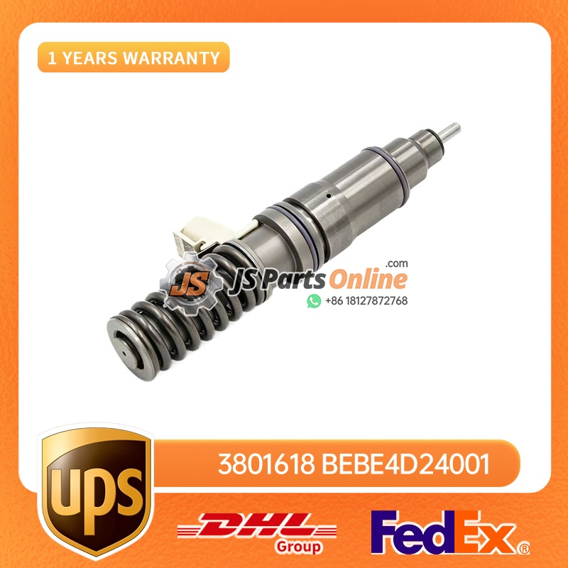 3801618 BEBE4D24001 Fuel Injector 4 Pins for Volvo MD13 EC380D EC480D 1 - JS Parts Online 3801618 BEBE4D24001 Fuel Injector 4 Pins for Volvo MD13 EC380D EC480D - 1