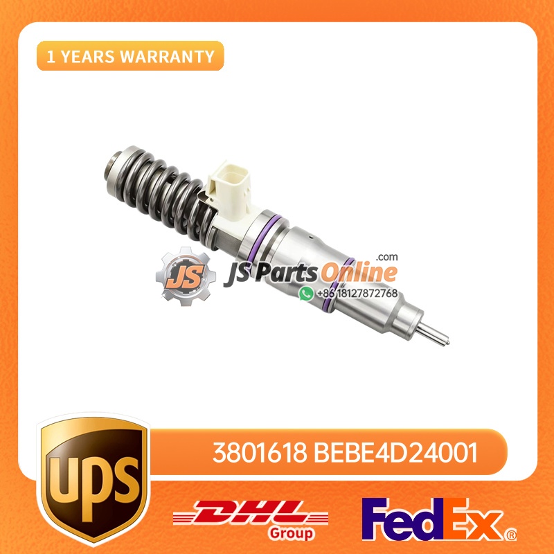 3801618 BEBE4D24001 Fuel Injector 4 Pins for Volvo MD13 EC380D EC480D 2 - JS Parts Online 3801618 BEBE4D24001 Fuel Injector 4 Pins for Volvo MD13 EC380D EC480D - 2